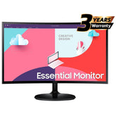 Samsung 24" (C360) Full-HD, VA Curved Monitor, 75Hz w/ AMD FreeSync, 4MS (GTG), AMD FreeSync,Eye Saver Mode & Flicker Free | LS24C360EAMXZN | - CompuMe
